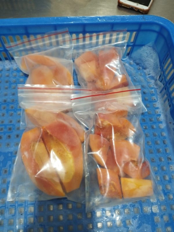 Frozen Cut Papaya